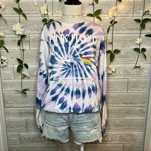 Pink Floyd Tie Dye Fleece Pullover